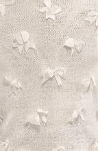Load image into Gallery viewer, Silky Bow Sweater, Creme
