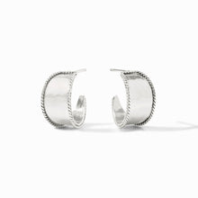 Load image into Gallery viewer, Savoy Hoop Earring | Silver
