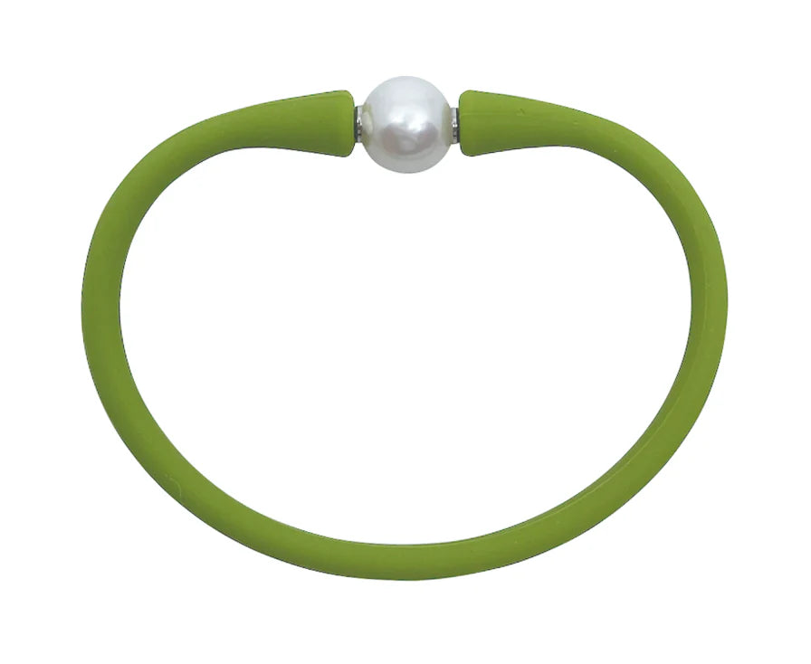 Maui Bracelet, Freshwater Pearl | Lime
