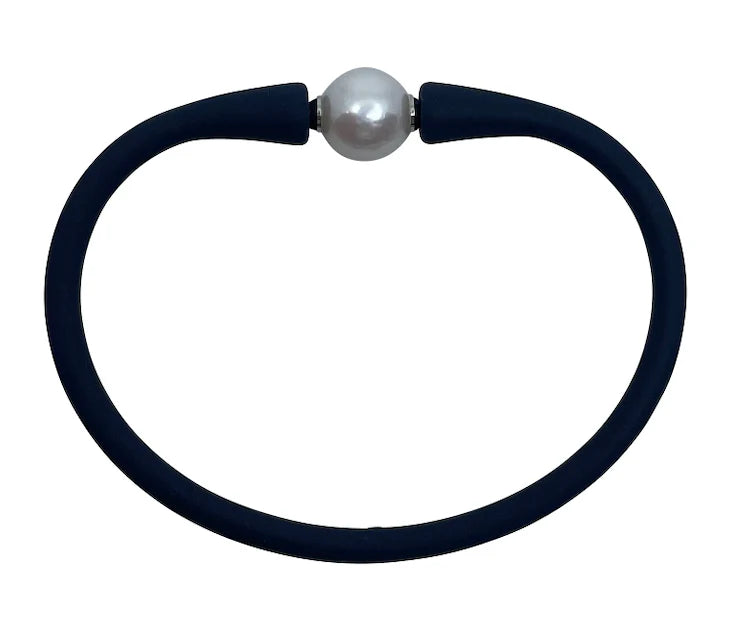 Maui Bracelet, Freshwater Pearl | Black
