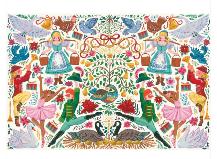 Twelve Days of Christmas Placemat, 24 Sheets