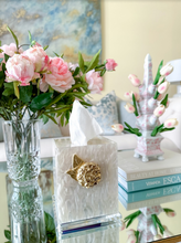 Load image into Gallery viewer, Hydrangea Boutique Tissue Box, Pearl
