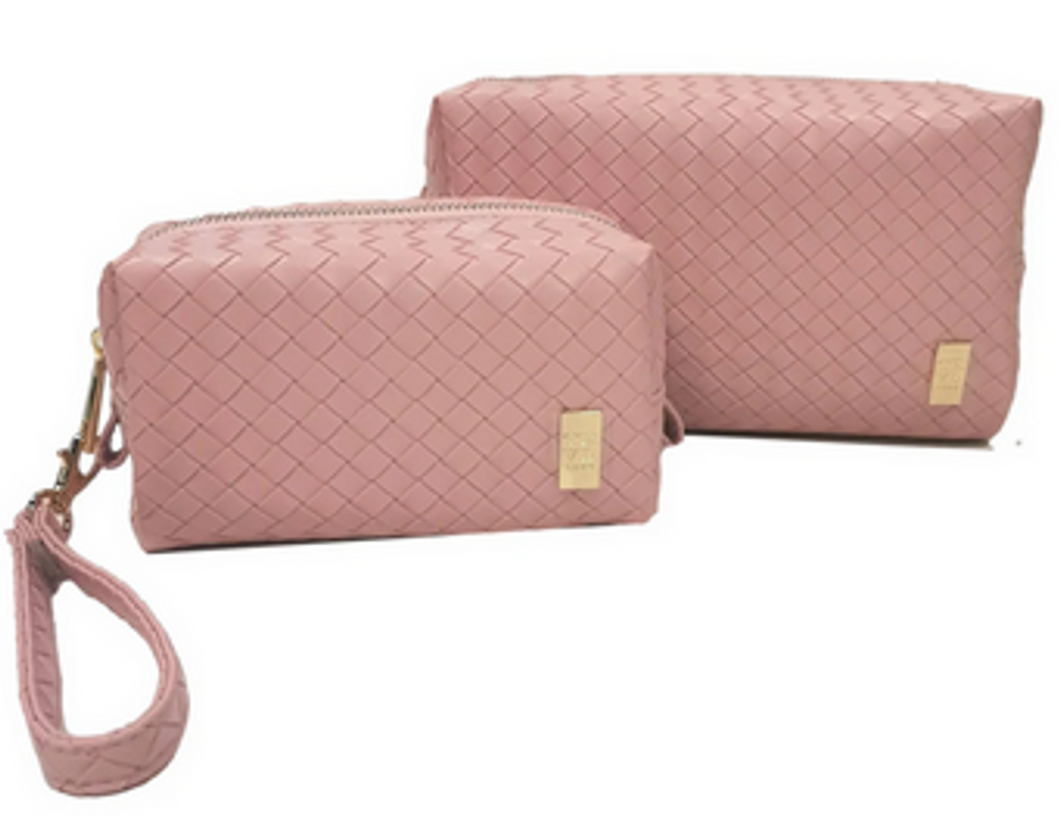 Luxe Duo Dome Bag Set, Pink Sand