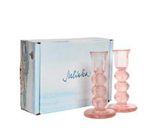 Load image into Gallery viewer, Provence 5&quot; Candlestick Set of 2, Blush
