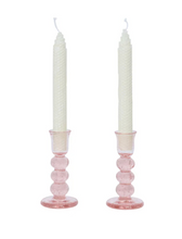 Load image into Gallery viewer, Provence 5&quot; Candlestick Set of 2, Blush
