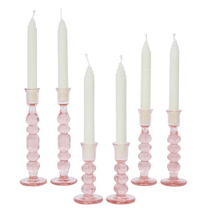 Load image into Gallery viewer, Provence 5&quot; Candlestick Set of 2, Blush
