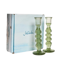 Load image into Gallery viewer, Provence 7&quot; Candlestick Set of 2, Basil
