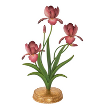 Load image into Gallery viewer, Meadow Walk Iris 14&quot; Centerpiece Candelabra, Pink

