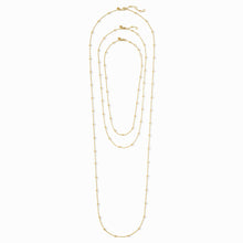 Load image into Gallery viewer, Solara Delicate Station Necklace, 18.5&quot;

