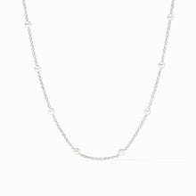 Load image into Gallery viewer, Solara Delicate Station Necklace, 43.5&quot; | Silver
