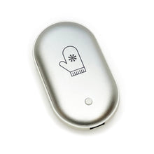 Load image into Gallery viewer, Smitten With This eMitten Hand Warmer + Power Bank, Platinum
