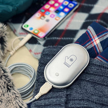 Load image into Gallery viewer, Smitten With This eMitten Hand Warmer + Power Bank, Platinum
