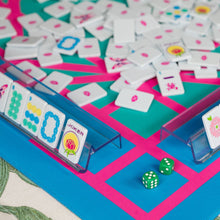 Load image into Gallery viewer, Ice Blue &amp; Brights Travel Mahjong Set
