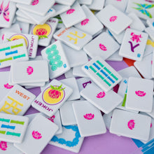 Load image into Gallery viewer, Ice Blue &amp; Brights Travel Mahjong Set
