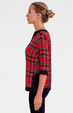 Load image into Gallery viewer, Split Neck Tunic, Duke of York | Red Multi
