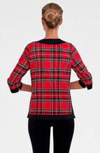 Load image into Gallery viewer, Split Neck Tunic, Duke of York | Red Multi
