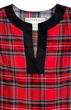 Load image into Gallery viewer, Split Neck Tunic, Duke of York | Red Multi
