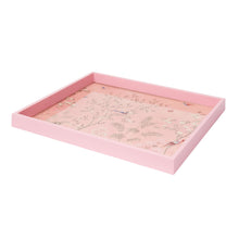 Load image into Gallery viewer, Pink Chinoiserie Tray, 16x14

