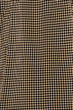 Load image into Gallery viewer, Ruffleneck Tunic, Checkmate | Black &amp; Khaki
