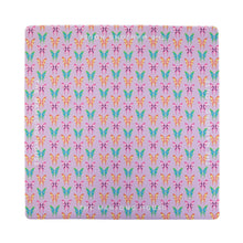 Load image into Gallery viewer, Teal Garden Double-Sided Travel Mahjong Mat
