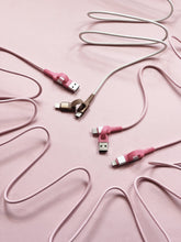 Load image into Gallery viewer, Two Faced 6' Woven Cable, Natural
