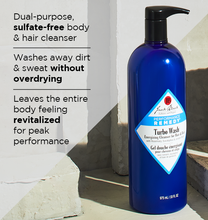 Load image into Gallery viewer, Jack Black Turbo Wash Energizing Cleanser, 3 fl oz
