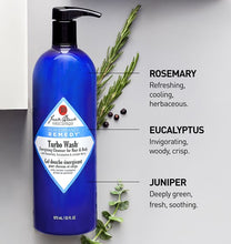 Load image into Gallery viewer, Jack Black Turbo Wash Energizing Cleanser, 3 fl oz
