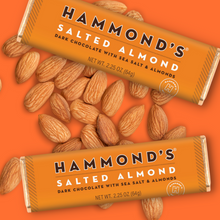 Load image into Gallery viewer, Salted Almond Dark Chocolate Bar
