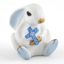 Load image into Gallery viewer, Herend Bunny with Cross, Blue
