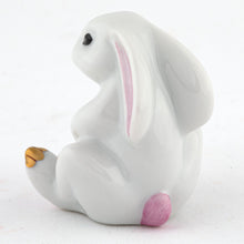 Load image into Gallery viewer, Herend Bunny with Cross, Raspberry
