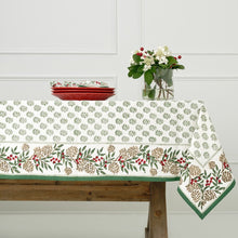 Load image into Gallery viewer, Christmas Garland Tablecloth, 60 x 90
