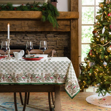 Load image into Gallery viewer, Christmas Garland Tablecloth, 60 x 90
