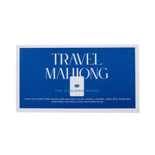 Load image into Gallery viewer, White with Jewel-Tones Travel Mahjong Set
