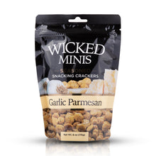 Load image into Gallery viewer, Wicked Minis Seasoned Crackers, Garlic Parmesan
