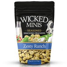 Load image into Gallery viewer, Wicked Minis Seasoned Crackers, Zesty Ranch
