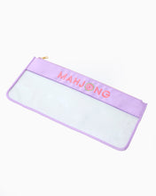 Load image into Gallery viewer, Lilac Stitched Mahjong Bag
