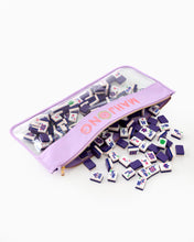 Load image into Gallery viewer, Lilac Stitched Mahjong Bag
