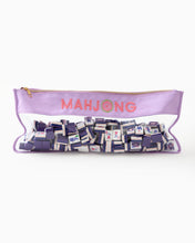 Load image into Gallery viewer, Lilac Stitched Mahjong Bag
