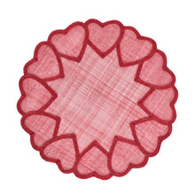 Load image into Gallery viewer, Heart Placemat | Pink

