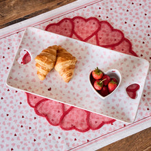 Load image into Gallery viewer, Love You More Hostess Tray, 16" | Pink

