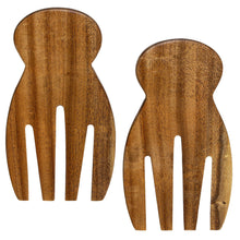 Load image into Gallery viewer, Acacia Wood Salad Hands

