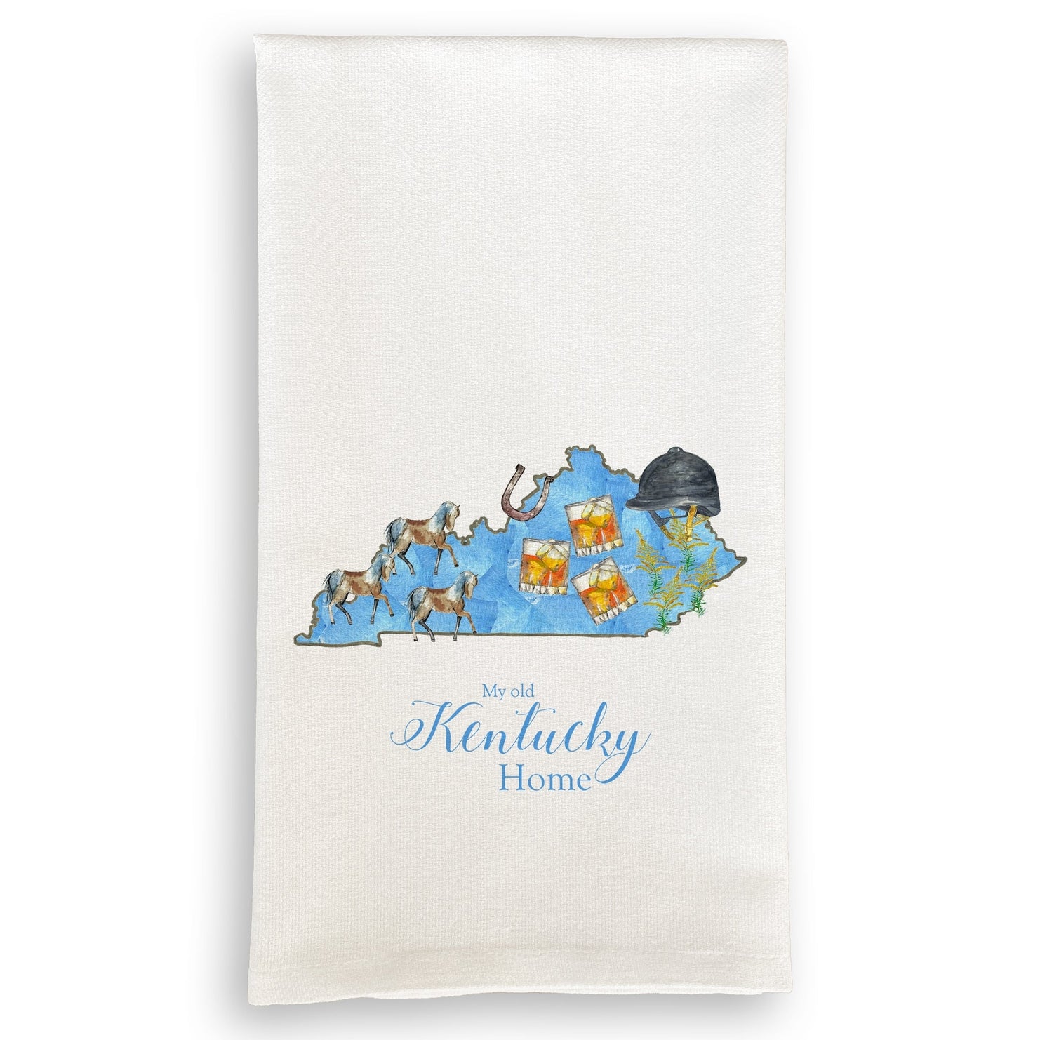 My Old Kentucky Home Tea Towel