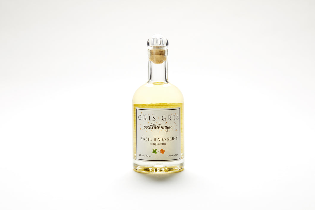 Basil Habanero Simple Syrup