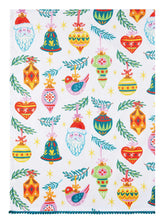 Load image into Gallery viewer, Ornaments Holiday Kitchen Towel
