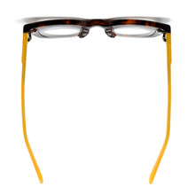Load image into Gallery viewer, Darcy | Tortoise with Yellow Temples | Blue Light Blocking Readers

