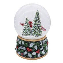 Load image into Gallery viewer, Cardinal Musical Snow Globe
