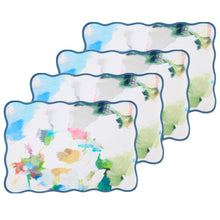 Load image into Gallery viewer, Park Avenue Scalloped Placemats, Set of 4
