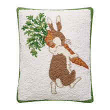 Load image into Gallery viewer, Bunny Carrot Hook Pillow - Mary Lake Thompson
