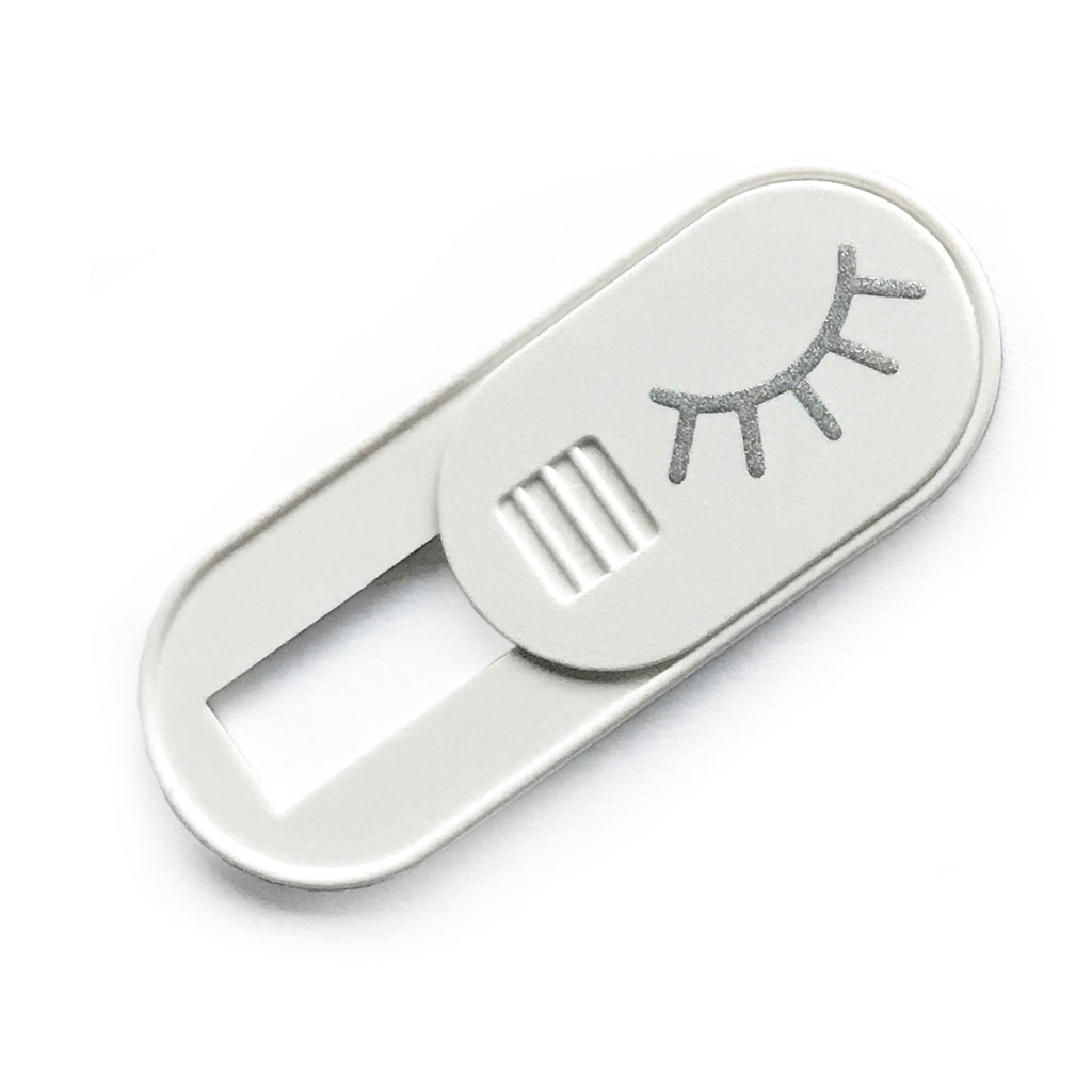 Bad Guy Blocker, White/Silver Lashes