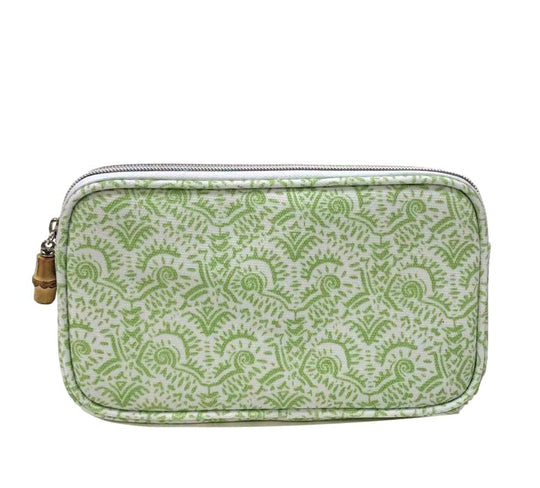 Mini Classique Cosmetic Bag, Batik Leaf